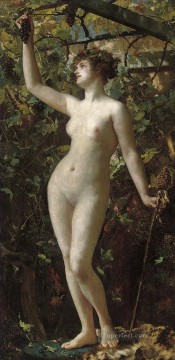 Desnudo Painting - Una Bacante Henrietta Rae Desnuda Clásica